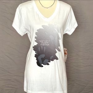 🌟HOST PICK🌟 NWT Looptworks Hidden Message Long Fitted Tee